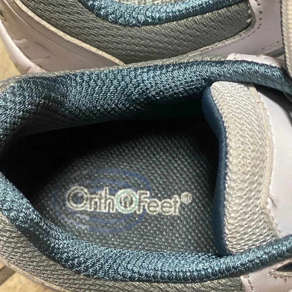 Biofit Women’s Leather 9.5W Orthofeet Sneakers Activewear Lifestyle